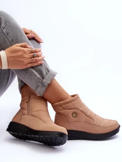 Dámske zateplené snežnice Beige Helis