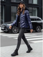 Dámská zimní bunda s kapucí navy blue Dstreet model 21979651 - FashionStreet
