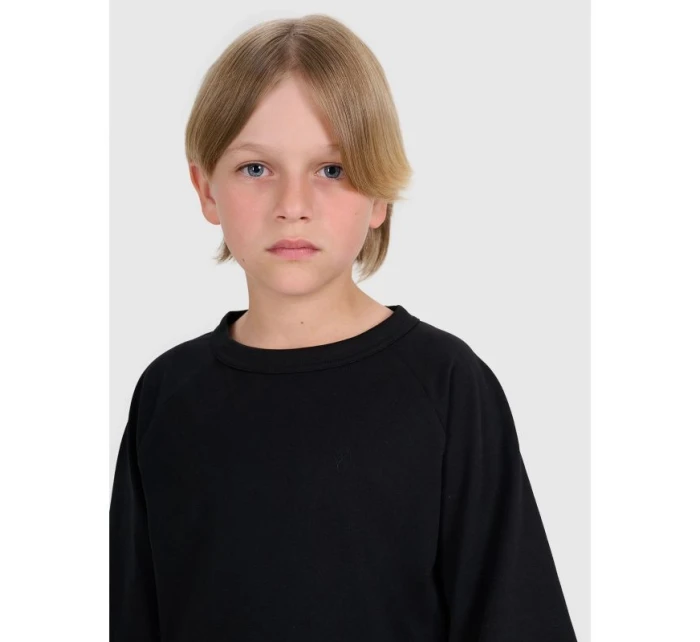 Chlapčenské hladké tričko oversize 4F 4FJWAW25TTSHM2411-20S Chlapčenské hladké tričko oversize 4F 4FJWAW25TTSHM2411-20S