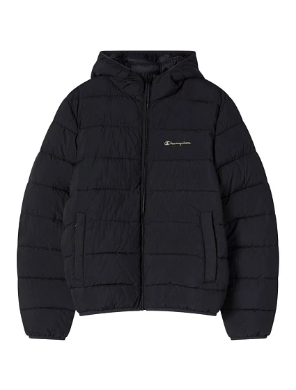 Pánská bunda s kapucí černá model 21813684 KK001 pánské - CHAMPION Pánská bunda s kapucí černá model 21813684 KK001 pánské - CHAMPION