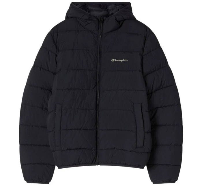 Champion pánska bunda s kapucňou čierna 221548 KK001 pánska