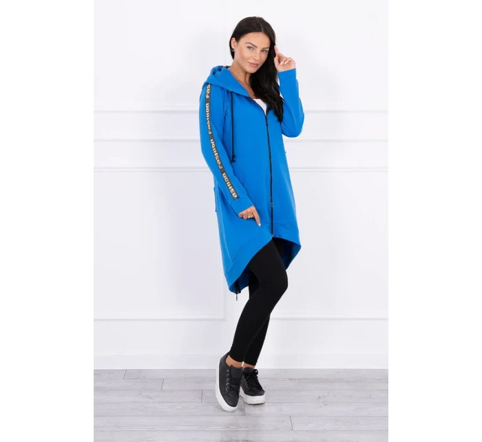 Mikina se zipem na zádech z džínoviny Mikina se zipem na zádech z džínoviny