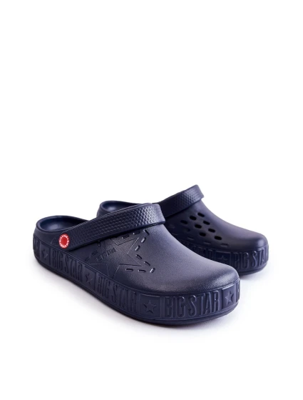 Pánské lehké pantofle Big Star model 21593899 Námořnická modrá - Big Star Shoes