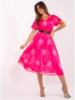 DHJ SK 17260 šaty.90 tmavo ružová