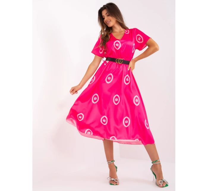 DHJ SK 17260 šaty.90 tmavo ružová