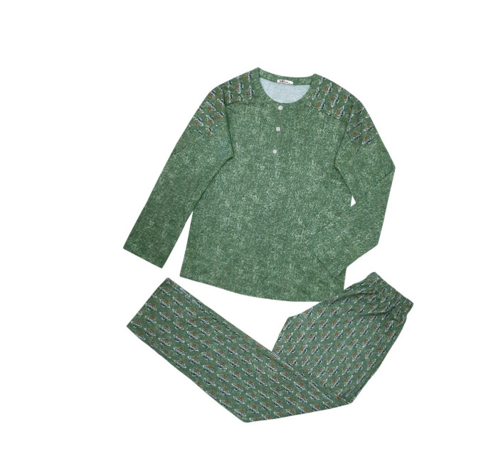 Dámske pyžamo 104/085 zelené so vzorom - Karol