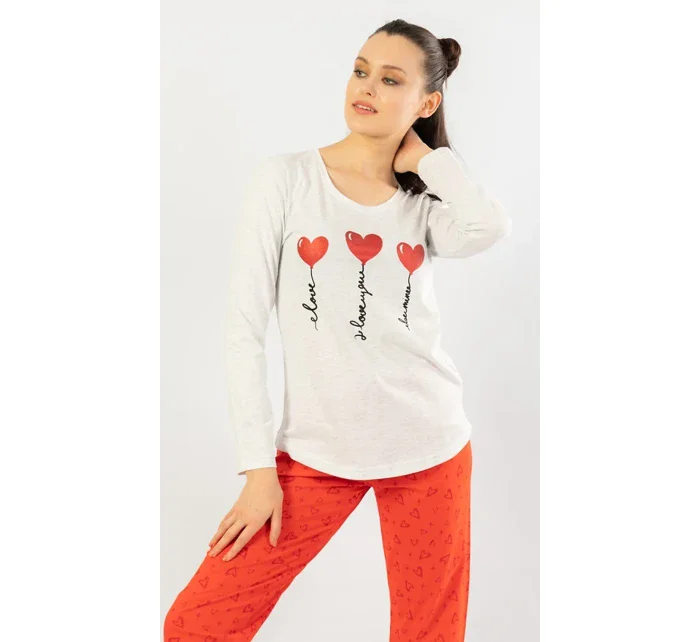 Dámske pyžamo dlhé I love you