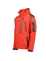 pánská sportovní bunda MEN 056 s kapucí nepromokavá červená pánské model 21349896 - Geographical Norway