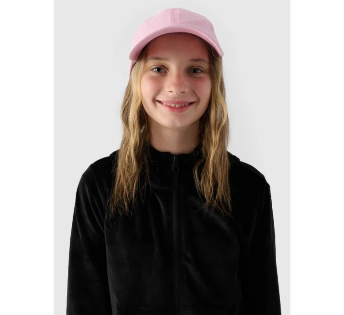 Dívčí velurová mikina s kapucí Junior model 21907483 - 4F