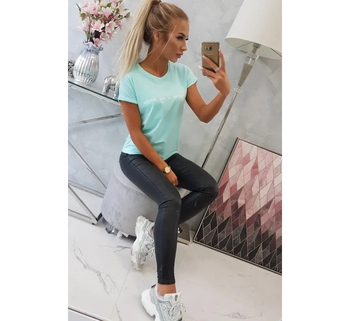 Nakupovanie je moja kardio mätová blúzka