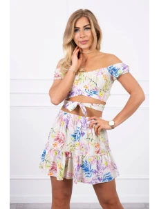 Ecru kvetinová sada