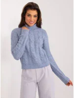 Sweter TW SW model 19525745 ciemny niebieski - FPrice