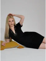 Dámska nočná košeľa De Lafense 640 Noela kr/r S-2XL