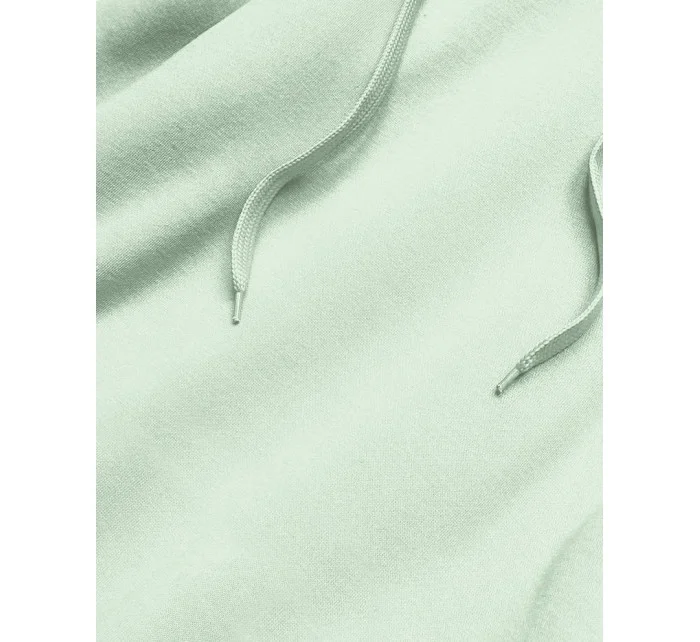 Dlhá tepláková mikina v pistáciovej farbe (YS10005-39) Dlhá tepláková mikina v pistáciovej farbe (YS10005-39)