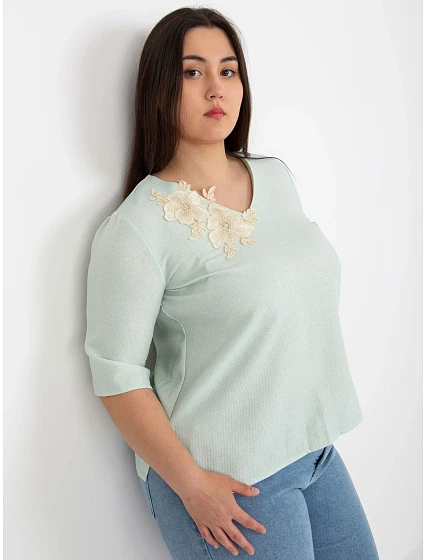 Bluzka LK BZ model 18617585 mietowy - FPrice