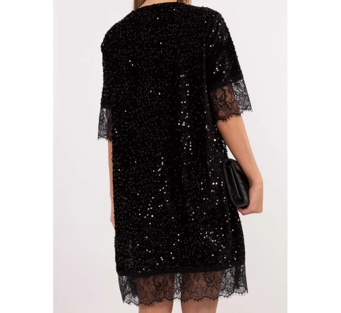MI SK šaty A60151.29P čierne