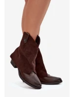 Dámske zateplené členkové topánky na kôpke - chocolate Sylvette Dámske zateplené členkové topánky na kôpke - chocolate Sylvette