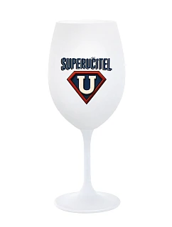 SUPERUČITEL (MARK) - pohár na biele víno 350 ml