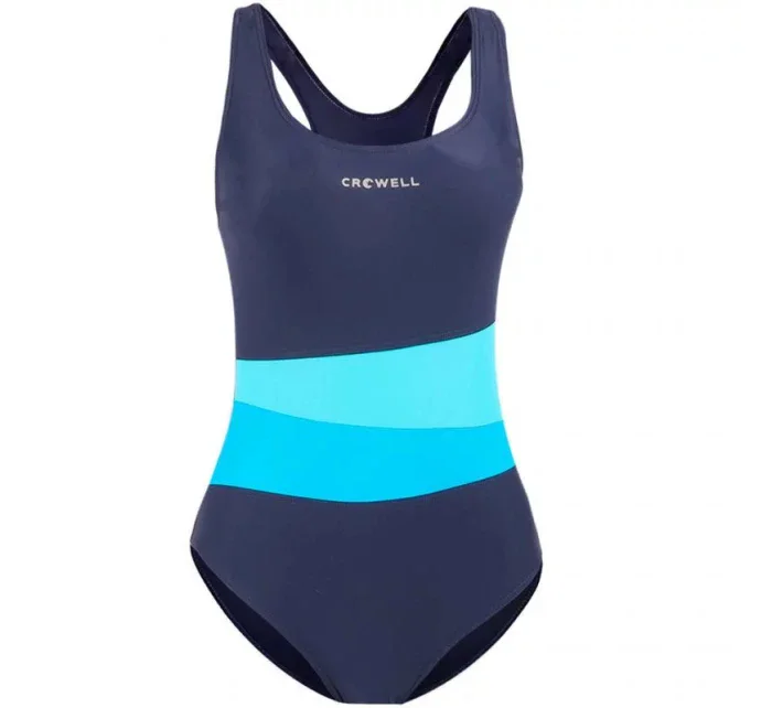 Dámske jednodielne plavky Lola Model 02 Tmavomodrá s modrou - Crowell Dámske jednodielne plavky Lola Model 02 Tmavomodrá s modrou - Crowell