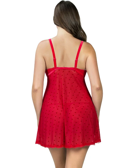 Svůdný set model 22065967 32 DD Červená - Parfait