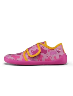 Affenzahn barefoot topánky Slipper Cotton Movy bird (01398-40010)