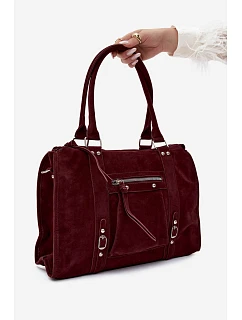 Velká kabelka z imitace semiše model 22220951 - Flora&Co