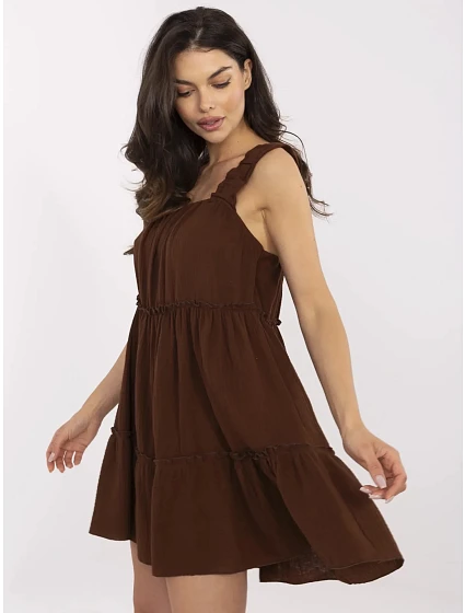 Sukienka MI SK model 21133034 brązowy - FPrice