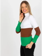 Dámská halenka RV BZ 8465 model 18310042 zelená - FPrice Dámská halenka RV BZ 8465 model 18310042 zelená - FPrice