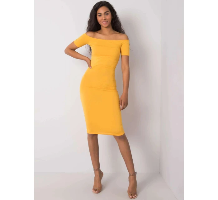 Šaty RV SK model 20826108 jasně oranžová - Rue Paris