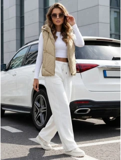 Dámska prešívaná vesta LIKEHUGS beige FashionStreet TY4979