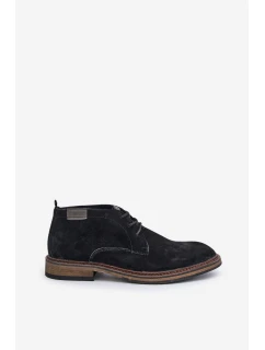 Semišové Pánské Boty Na Černé Big Star model 21669454 - Big Star Shoes