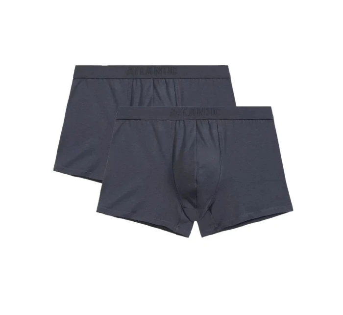 Pánske boxerky 2 pack 016 graphite - Atlantic