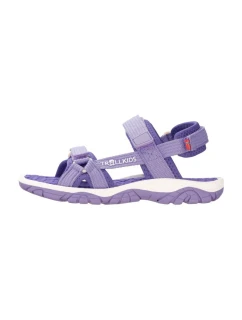 Detské športové sandále pre chlapcov/dievčatá Trollkids Kids Oslofjord Sandal lilac (268-118)