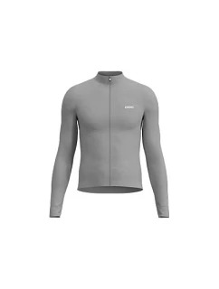 Cyklistické tričko POC M's Thermal Lite LS Jersey, sivé
