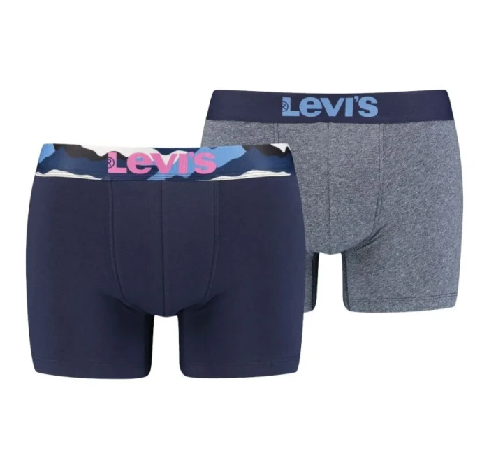 Pánske boxerky 2Pack 37149-0591 Blue - Levi's