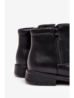 Mužské nízké boty na zip černé model 21638156 - Boto