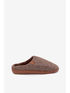 Pánské hnědé pantofle model 21793951 - Boto