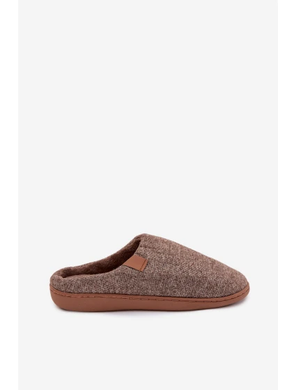 Pánské hnědé pantofle model 21793951 - Boto