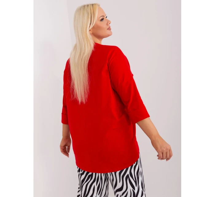 Bluzka RV BZ model 19465552 czerwony - FPrice Bluzka RV BZ model 19465552 czerwony - FPrice