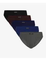 Klasické pánské slipy ATLANTIC 5Pack - vícebarevné