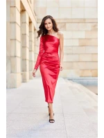 Večerné šaty SUK0438 červené - Roco Fashion Večerné šaty SUK0438 červené - Roco Fashion