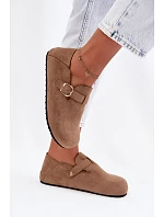 Dámské polobotky  hnědé  model 22103337 - SWEET SHOES