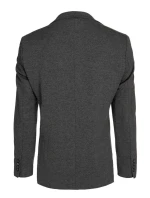 Pánske jednoradové sivé sako FashionStreet MX0624 Pánske jednoradové sivé sako FashionStreet MX0624