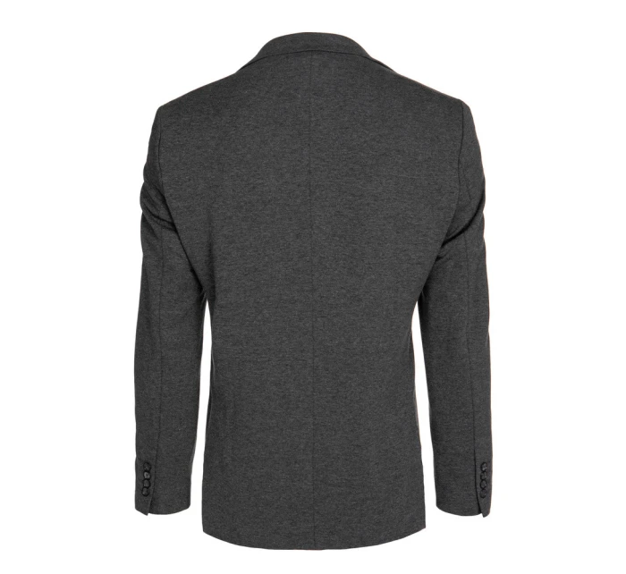 Pánske jednoradové sivé sako FashionStreet MX0624 Pánske jednoradové sivé sako FashionStreet MX0624