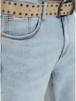 Pánské modré džínové šortky s páskem Dstreet model 21989892 - FashionStreet