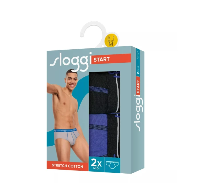 sloggi men Start Midi C2P box - MULTIPLE COLOURS 5 - SLOGGI MULTIPLE COLOURS 5 - SLOGGI