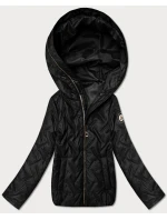 pikowana kurtka damska Goodlookin czarna model 22004206 - S'WEST