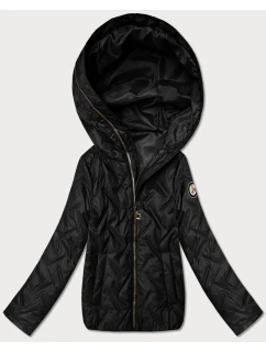 pikowana kurtka damska Goodlookin czarna model 22004206 - S'WEST