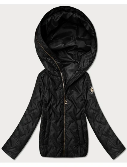 pikowana kurtka damska Goodlookin czarna model 22004206 - S'WEST