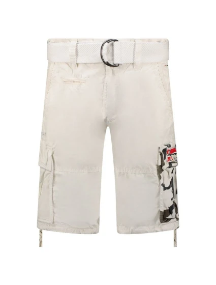 Geografické Nórsko Pasteque EO 063 M SX1425H/GNO-Biele šortky Geografické Nórsko Pasteque EO 063 M SX1425H/GNO-Biele šortky